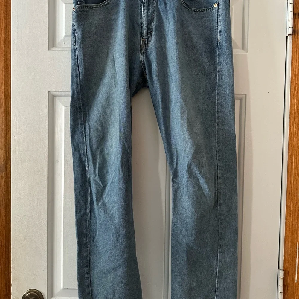 Mens Levi's 513 Slim‎ Straight Jeans 34x32